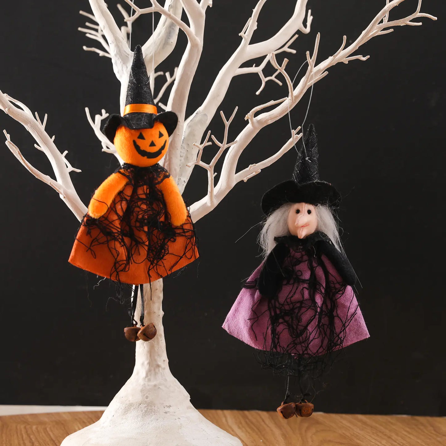 Halloween Hanging Decorations - Pumpkin, Ghost & Witch