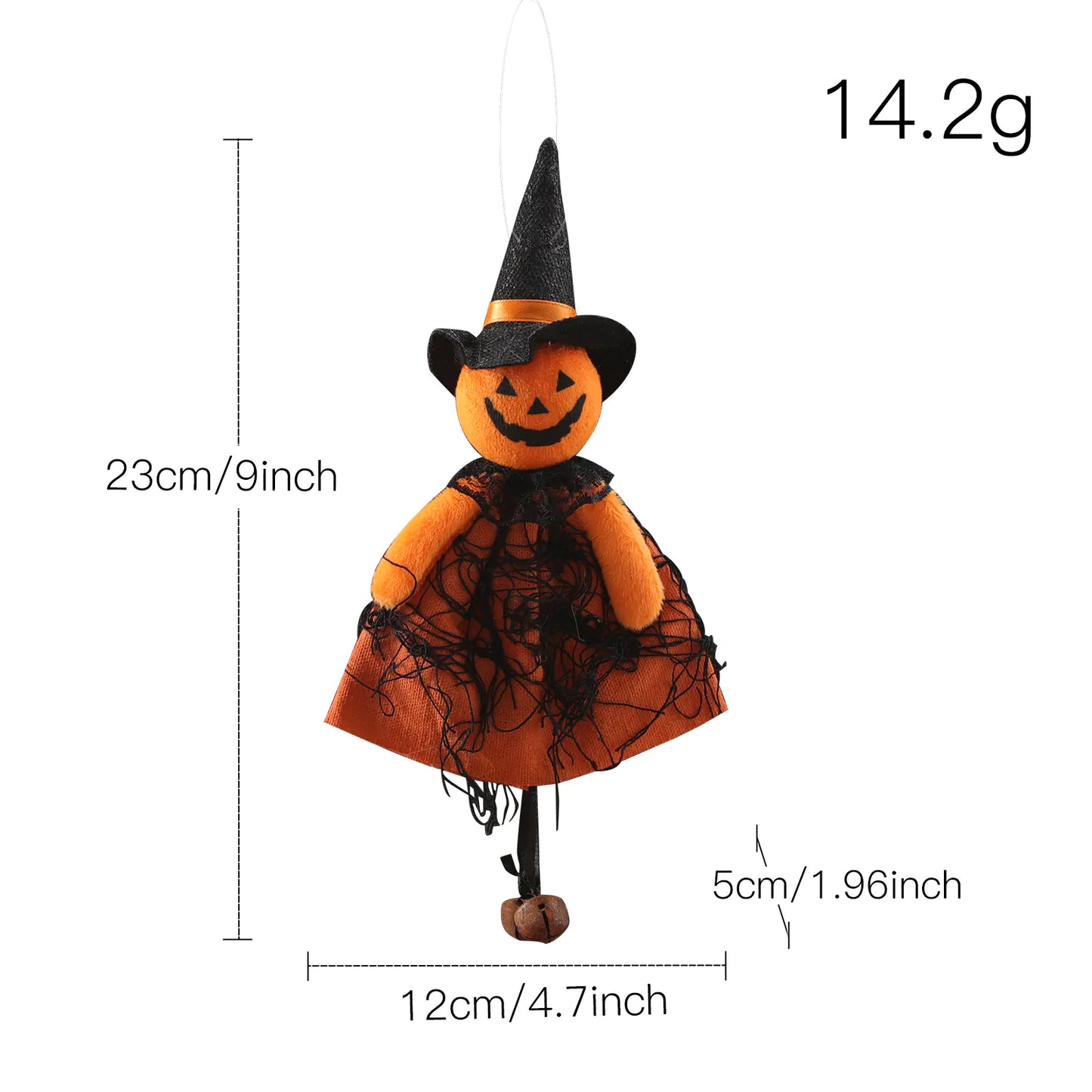 Halloween Hanging Decorations - Pumpkin, Ghost & Witch