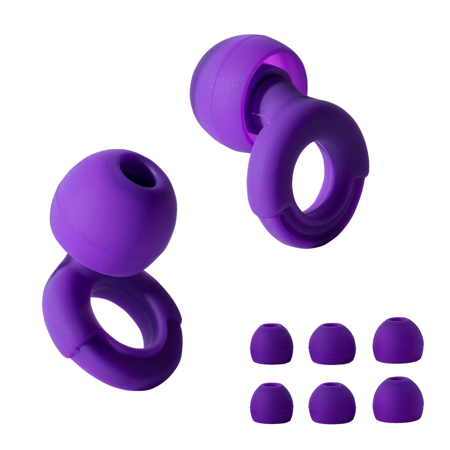 HUAK Silicone Earplugs for Swimming Sleep Noise Cancel Noise Reduction-Soundproof Reduce Disturbances -Quality Loop Earplugs