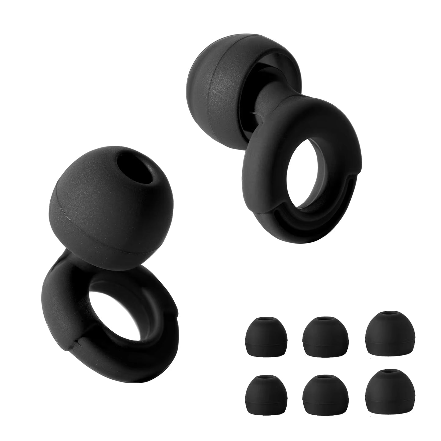 HUAK Silicone Earplugs for Swimming Sleep Noise Cancel Noise Reduction-Soundproof Reduce Disturbances -Quality Loop Earplugs