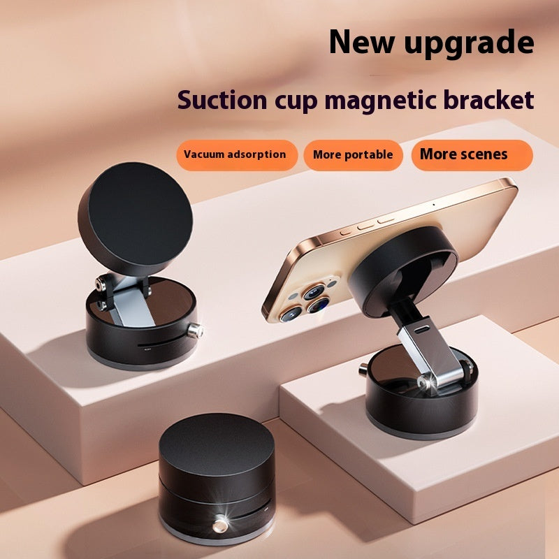 Magnetic Vacuum Car Phone Holder With Suction Cup