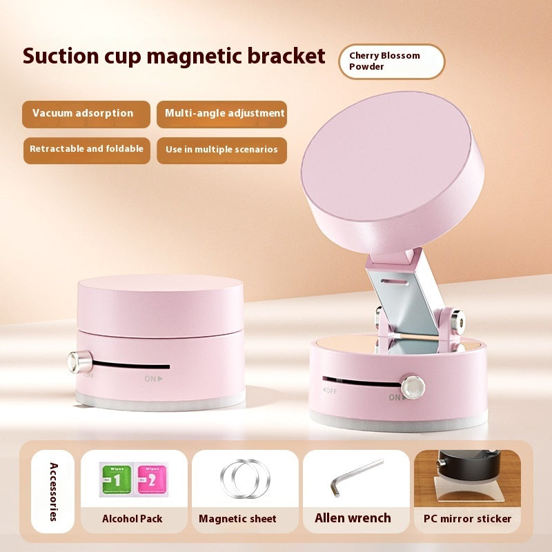 Magnetic Vacuum Car Phone Holder With Suction Cup