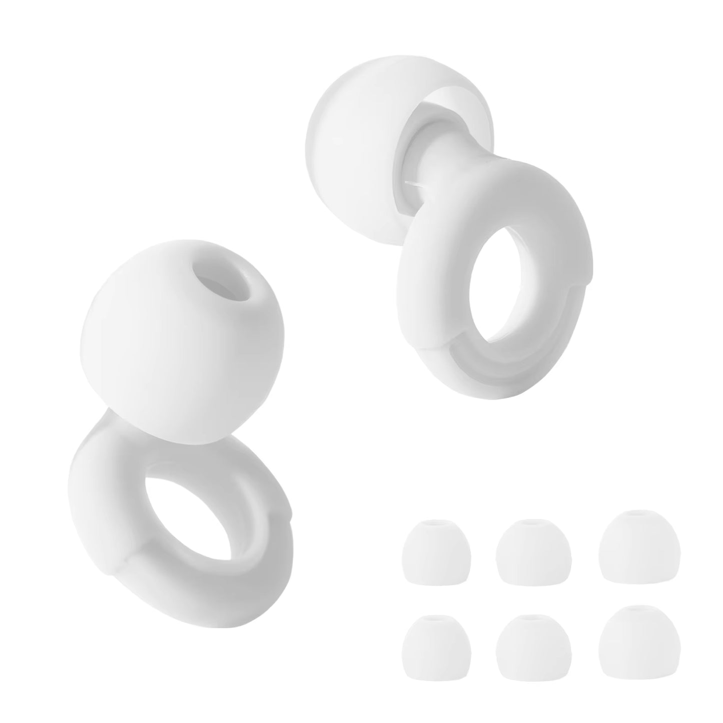 HUAK Silicone Earplugs for Swimming Sleep Noise Cancel Noise Reduction-Soundproof Reduce Disturbances -Quality Loop Earplugs