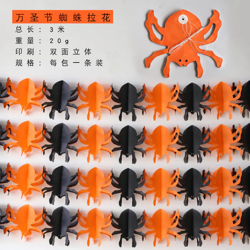 Halloween Decorative Paper Banners and Decorations