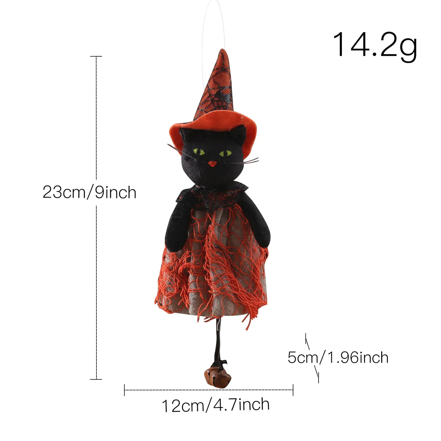 Halloween Hanging Decorations - Pumpkin, Ghost & Witch