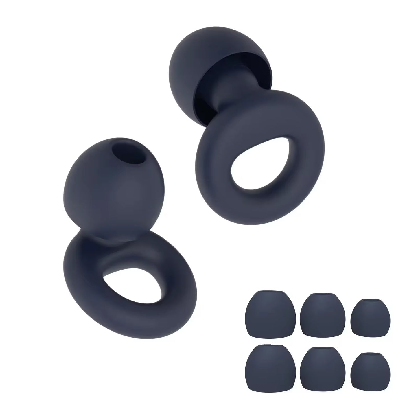 HUAK Silicone Earplugs for Swimming Sleep Noise Cancel Noise Reduction-Soundproof Reduce Disturbances -Quality Loop Earplugs
